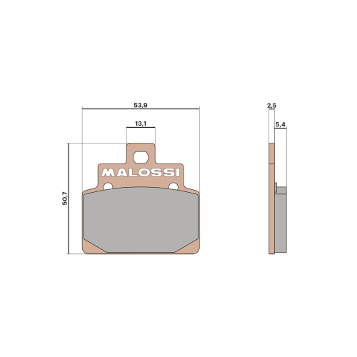 6215014BS BRAKE PADS MHR SINTETICO OMOLOGATE | MALOSSI