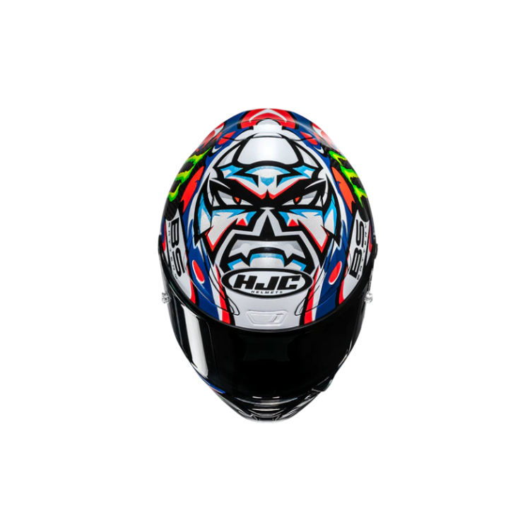 CASCO INTEGRALE RPHA1 V2 CARBON QUARTARARO LE MANS 3 MC21 | HJC HELMETS
