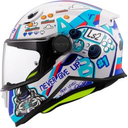 CASCO INTEGRALE LS2 FF812 KID NEXT LEVEL WHITE | LS2