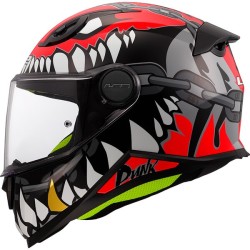 CASCO INTEGRALE LS2 FF812 KID PUNK GREY RED | LS2