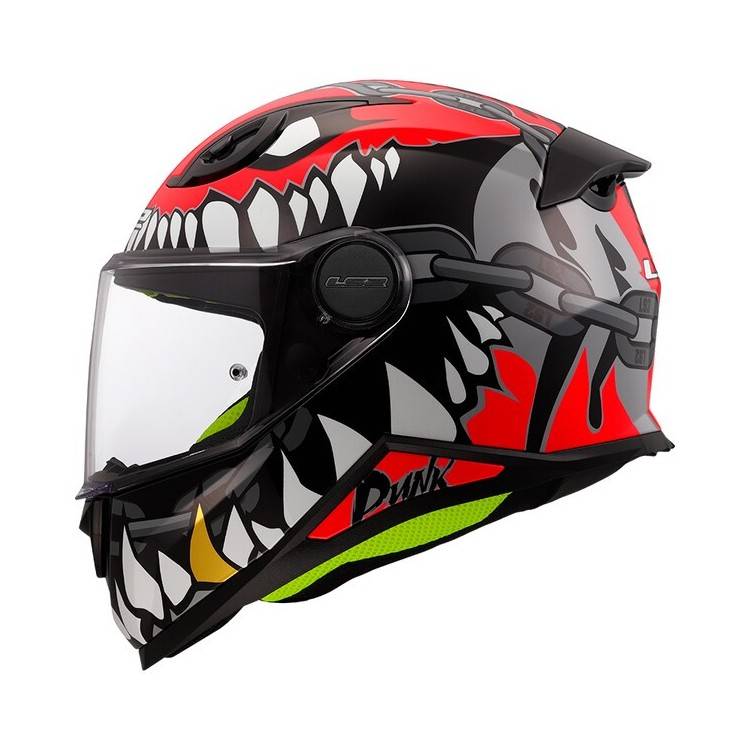 CASCO INTEGRALE LS2 FF812 KID PUNK GREY RED | LS2