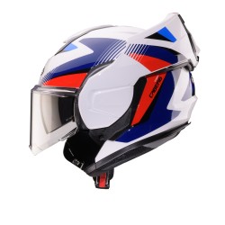 CASCO FLIP-BACK TRIP LUNAR WHITE/RED/BLUE/LIGHT BLUE | CABERG