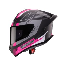CASCO INTEGRALE ROXTER COLT MATT BLACK/FUCHSIA/WHITE | CABERG