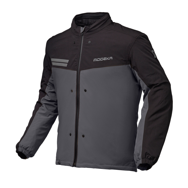 GIACCA ATLAZ GRIGIO SCURO/NERO | MODEKA