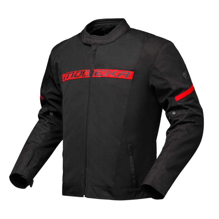 GIACCA JANO AIR NERO/ROSSO | MODEKA