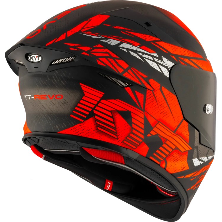 CASCO KYT TT-REVO COMBUSTION MATT RED /E06 | KYT