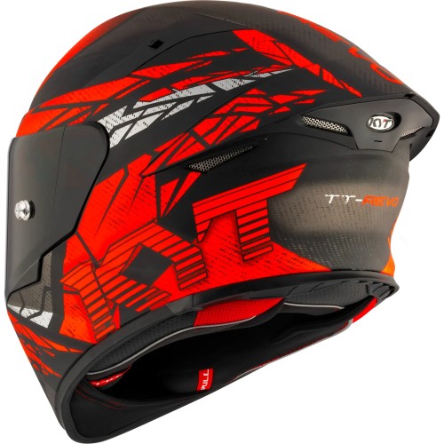 CASCO KYT TT-REVO COMBUSTION MATT RED /E06 | KYT