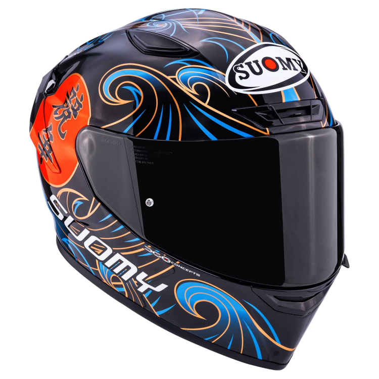 CASCO TRACK-1 WAVES BLACK /E06 | SUOMY
