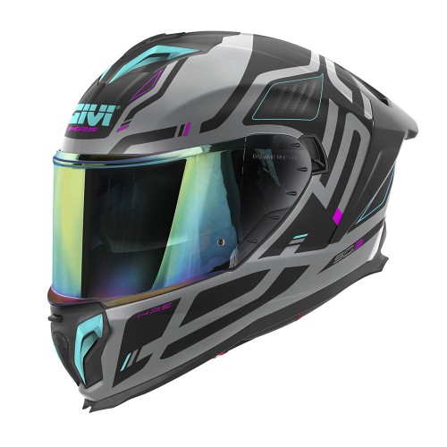 GIVI CASCO INTEGR. 50.3 QUASAR GRIGIO/ROSSO | GIVI