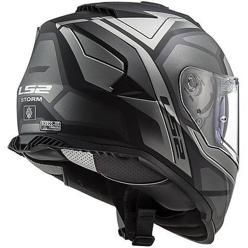CASCO INTEGRALE LS2 FF800 STORM FASTER MATT TITANIUM