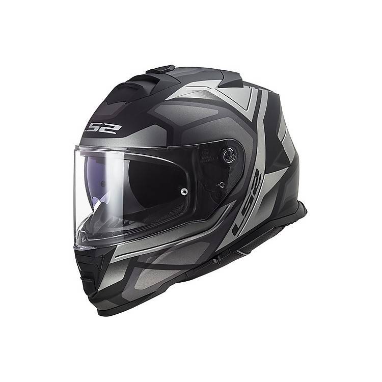 CASCO INTEGRALE LS2 FF800 STORM FASTER MATT TITANIUM