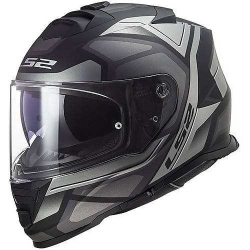CASCO INTEGRALE LS2 FF800 STORM FASTER MATT TITANIUM