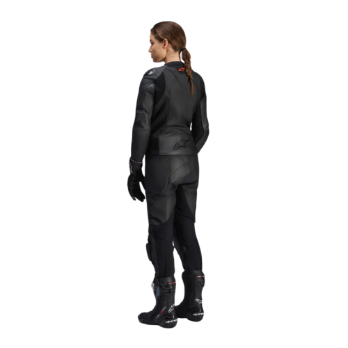 STELLA GP PLUS V4 LEATHER JACKET BLACK BLACK | ALPINESTARS