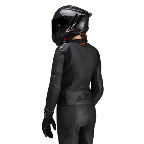 STELLA GP PLUS V4 LEATHER JACKET BLACK BLACK | ALPINESTARS