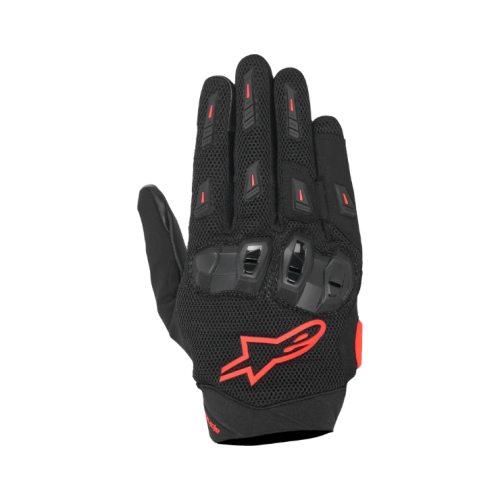 SP X 5 AIR GLOVES BLACK RED FLUO | ALPINESTARS