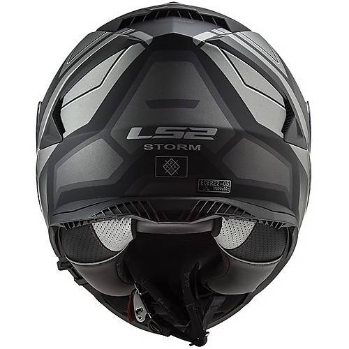 CASCO INTEGRALE LS2 FF800 STORM FASTER MATT TITANIUM