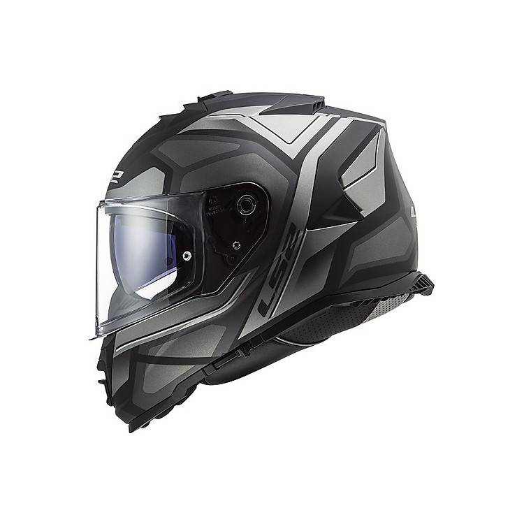 CASCO INTEGRALE LS2 FF800 STORM FASTER MATT TITANIUM