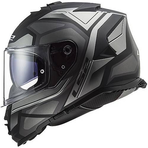 CASCO INTEGRALE LS2 FF800 STORM FASTER MATT TITANIUM