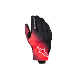 REEF V2 GLOVES BLACK RED FLUO WHITE | ALPINESTARS