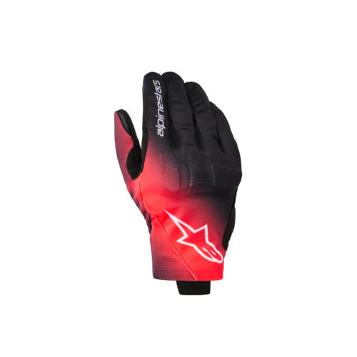 REEF V2 GLOVES BLACK RED FLUO WHITE | ALPINESTARS