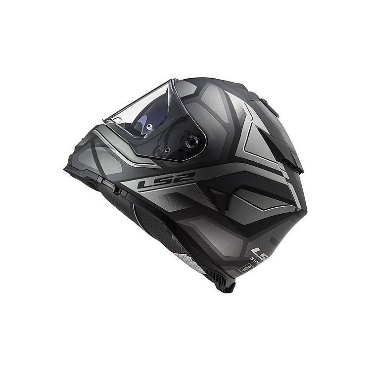 CASCO INTEGRALE LS2 FF800 STORM FASTER MATT TITANIUM