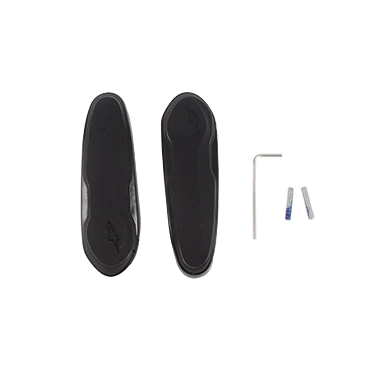 SMX TOE SLIDER W/SCREWS AND HEXAGONAL KEY BLACK | ALPINESTARS
