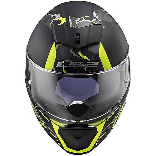 CASCO INTEGRALE LS2 FF390 BREAKER FELINE MATT HI VIS YELLOW