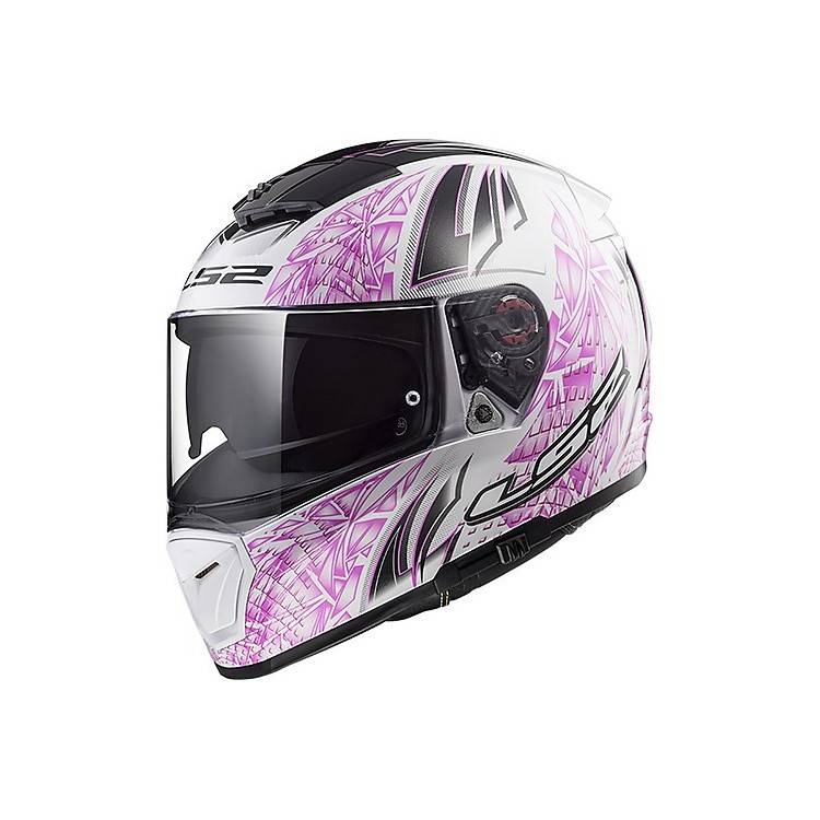 LS2 FF390 BREAKER RUMBLE WHITE PINK