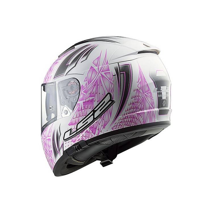 LS2 FF390 BREAKER RUMBLE WHITE PINK