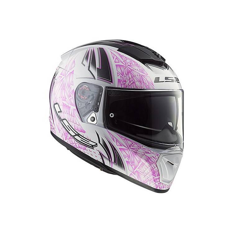 LS2 FF390 BREAKER RUMBLE WHITE PINK