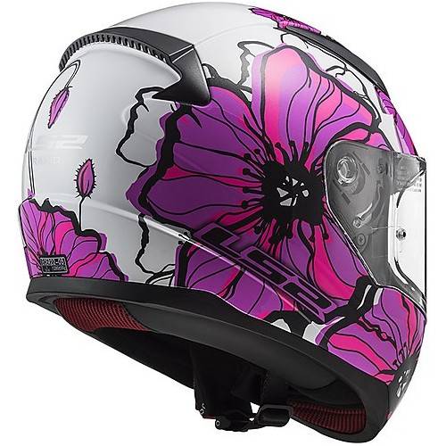 CASCO INTEGRALE LS2 FF353 RAPID POPPIES PINK