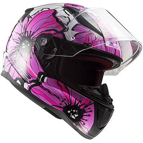CASCO INTEGRALE LS2 FF353 RAPID POPPIES PINK