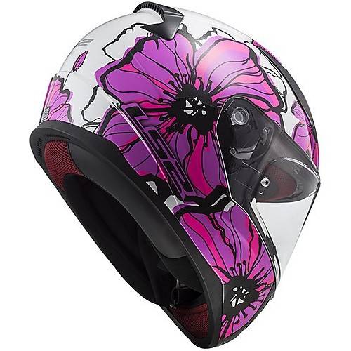 CASCO INTEGRALE LS2 FF353 RAPID POPPIES PINK