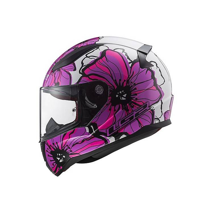 CASCO INTEGRALE LS2 FF353 RAPID POPPIES PINK