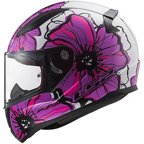 CASCO INTEGRALE LS2 FF353 RAPID POPPIES PINK