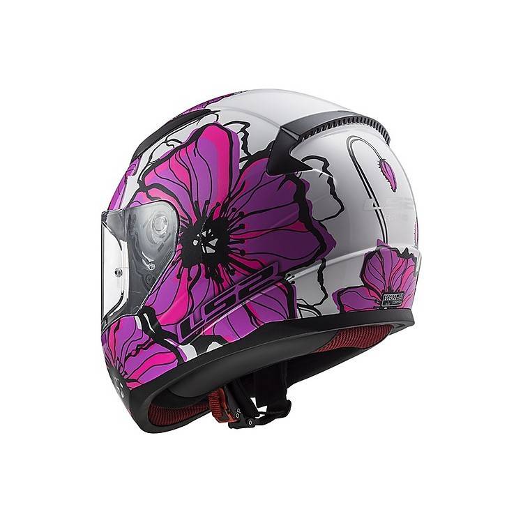 CASCO INTEGRALE LS2 FF353 RAPID POPPIES PINK