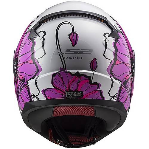CASCO INTEGRALE LS2 FF353 RAPID POPPIES PINK