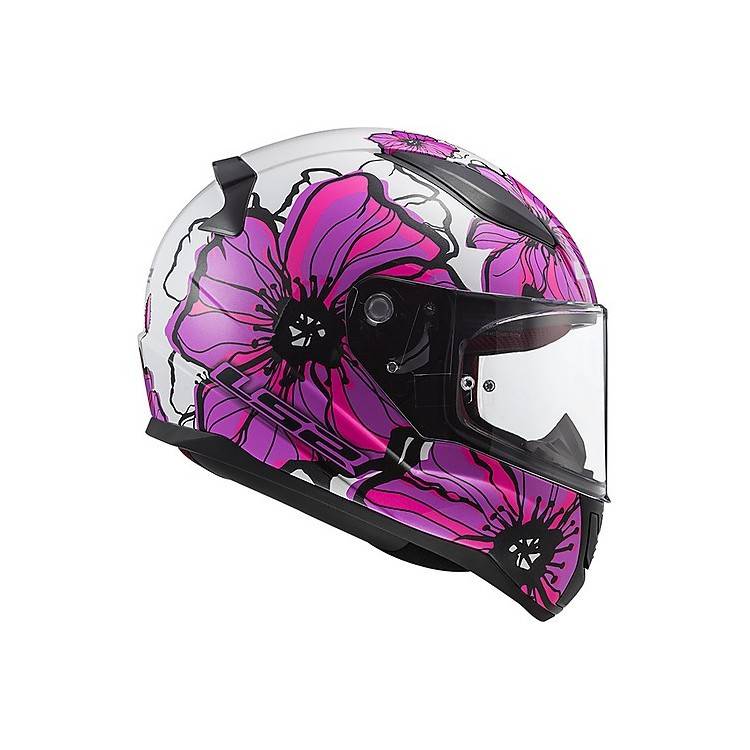 CASCO INTEGRALE LS2 FF353 RAPID POPPIES PINK