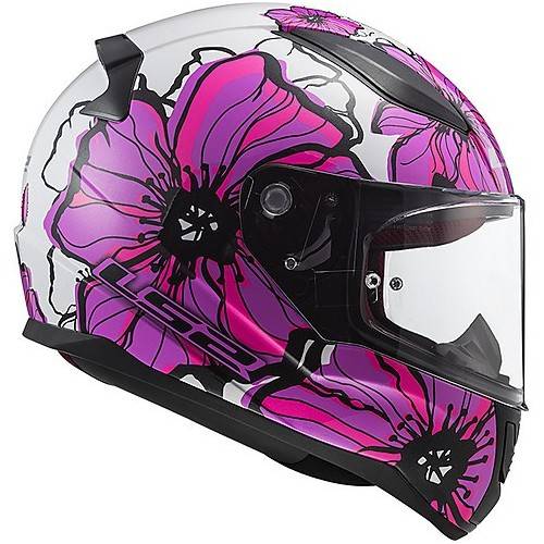CASCO INTEGRALE LS2 FF353 RAPID POPPIES PINK