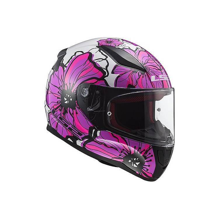 CASCO INTEGRALE LS2 FF353 RAPID POPPIES PINK