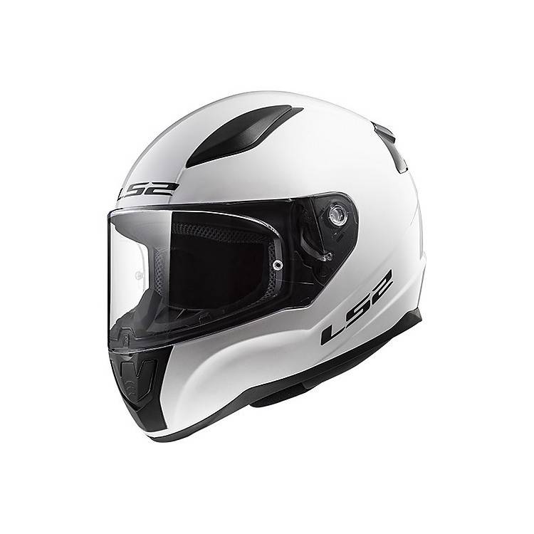 CASCO INTEGRALE LS2 FF353 RAPID SINGLE MONO GLOSS WHITE