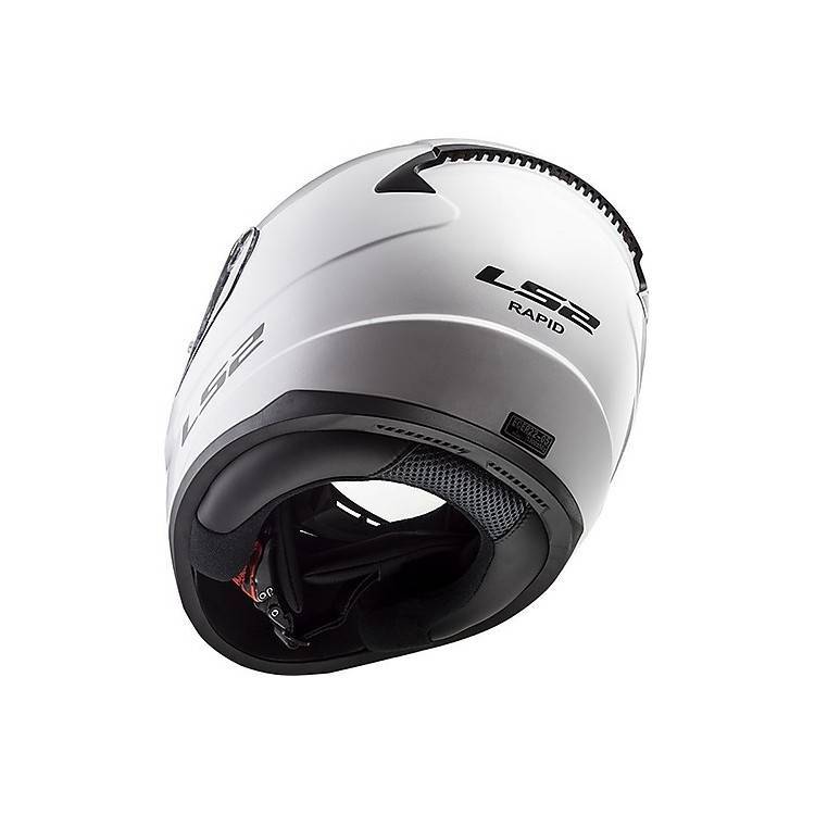 CASCO INTEGRALE LS2 FF353 RAPID SINGLE MONO GLOSS WHITE