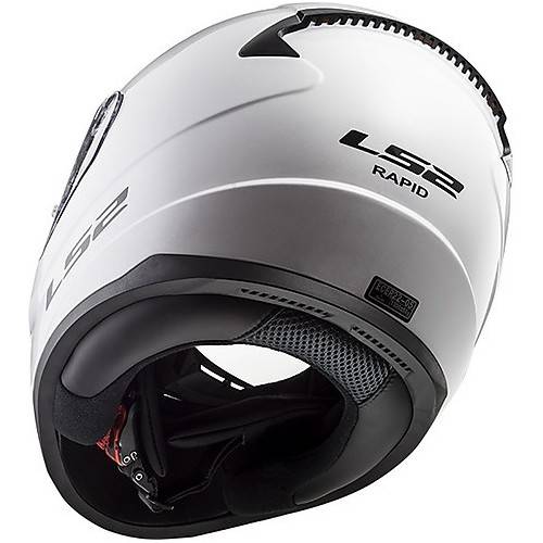 CASCO INTEGRALE LS2 FF353 RAPID SINGLE MONO GLOSS WHITE