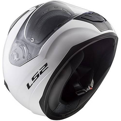 CASCO INTEGRALE LS2 FF353 RAPID SINGLE MONO GLOSS WHITE
