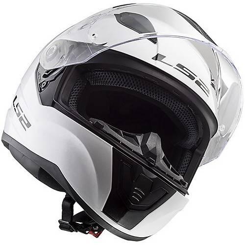 CASCO INTEGRALE LS2 FF353 RAPID SINGLE MONO GLOSS WHITE