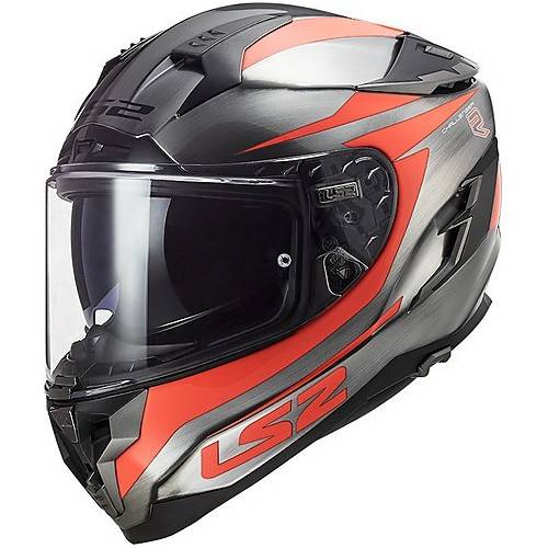 CASCO INTEGRALE LS2 FF327 CHALLENGER CANNON JEANS FLUO ORANG