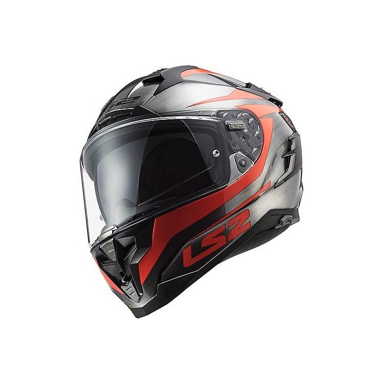 CASCO INTEGRALE LS2 FF327 CHALLENGER CANNON JEANS FLUO ORANG