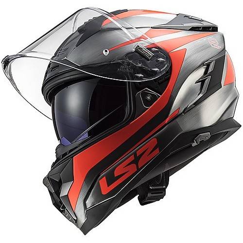 CASCO INTEGRALE LS2 FF327 CHALLENGER CANNON JEANS FLUO ORANG