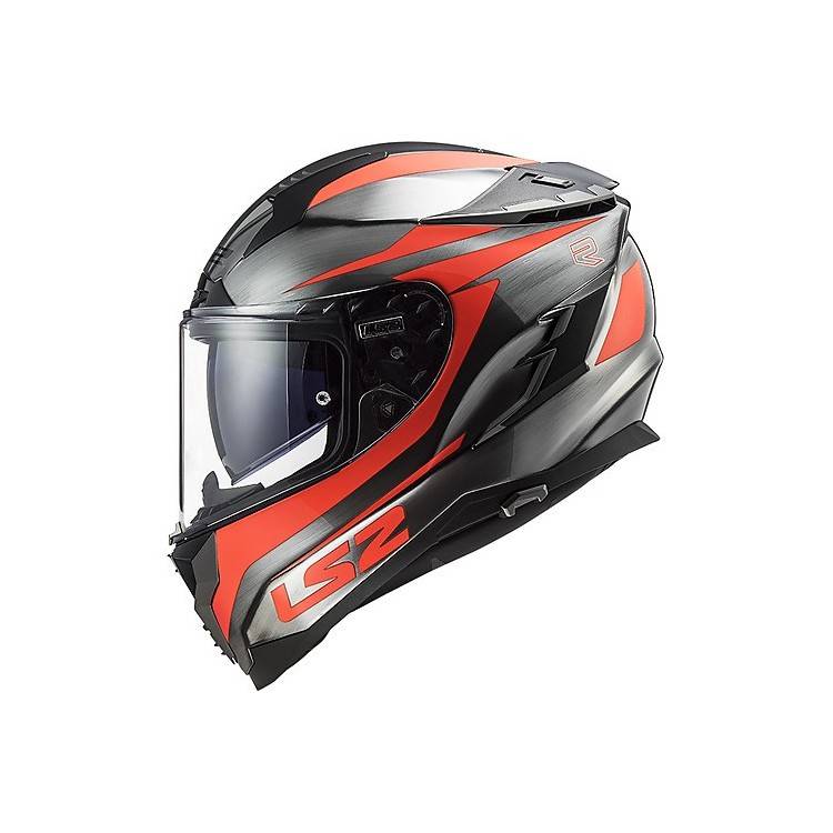 CASCO INTEGRALE LS2 FF327 CHALLENGER CANNON JEANS FLUO ORANG