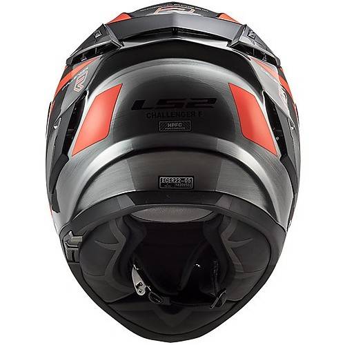 CASCO INTEGRALE LS2 FF327 CHALLENGER CANNON JEANS FLUO ORANG